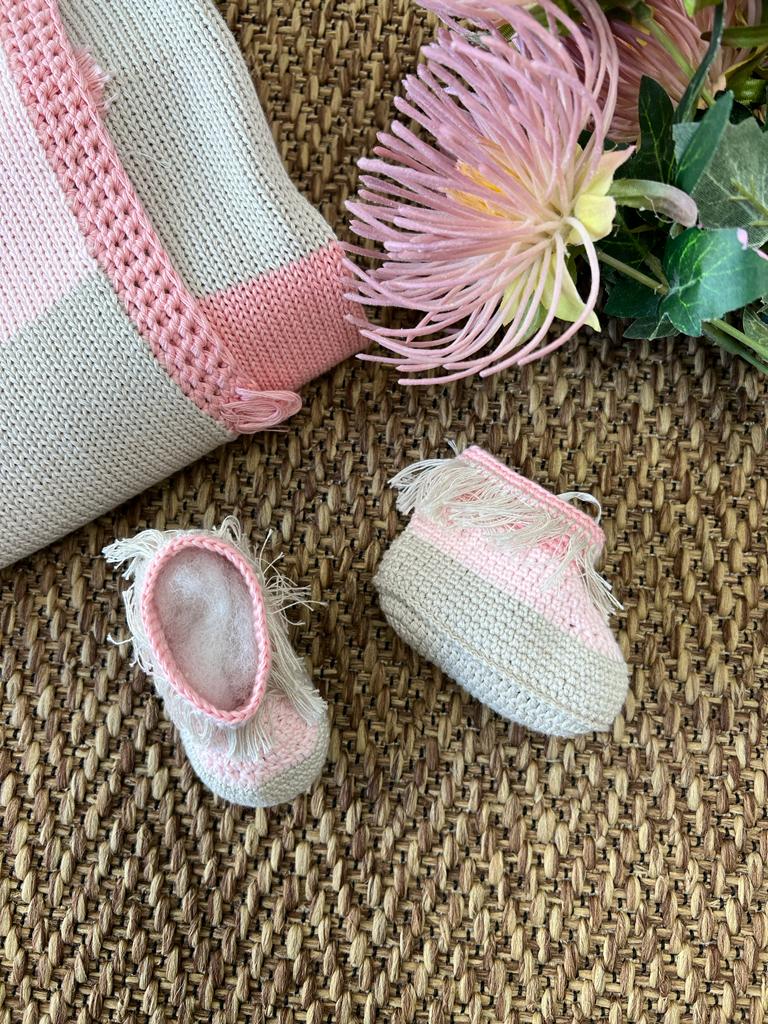 Babbucce Frangie Neonata TORTORA AMY/815 -  NANU' BABY