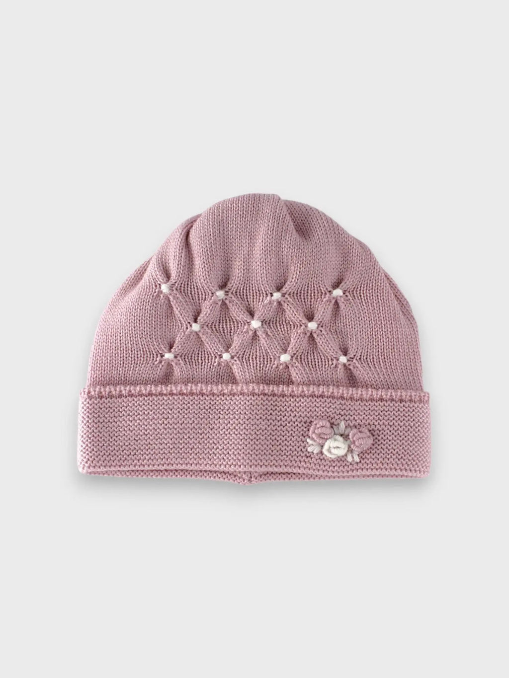 Cuffia Neonata Rosa NIDO D'APE 611/5730 by BABY LORD