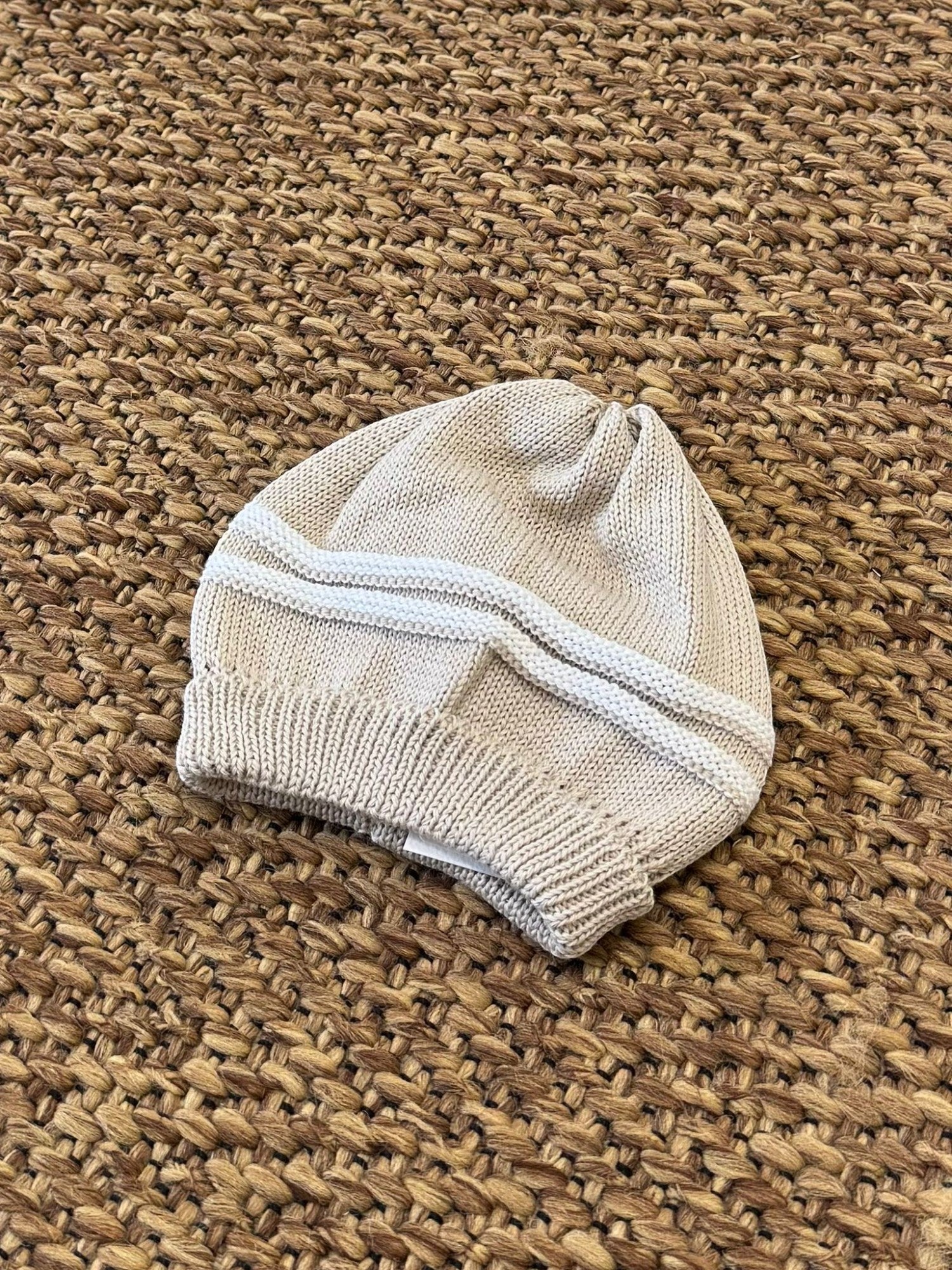 Cuffia Neonato BIANCO CA66/3001 -  NANU' BABY