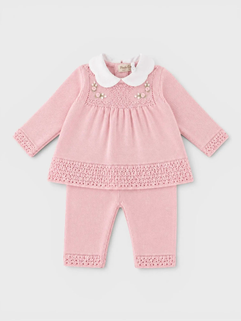 Completo nascita Neonata Rosa TIANA/CN by PICCOLA GIUGGIOLA