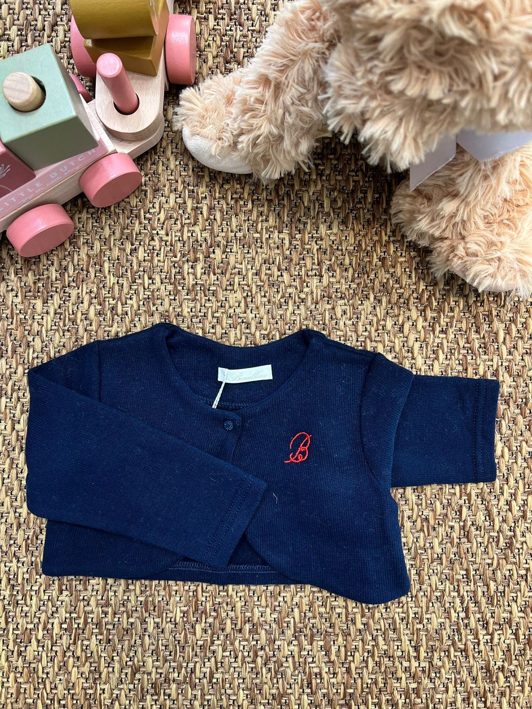 Cardigan caldo cotone Bimba BLU 6893 -  NANU' BABY