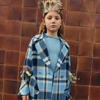 Cappotto Bimba Cielo 5845/4 by ABEL & LULA