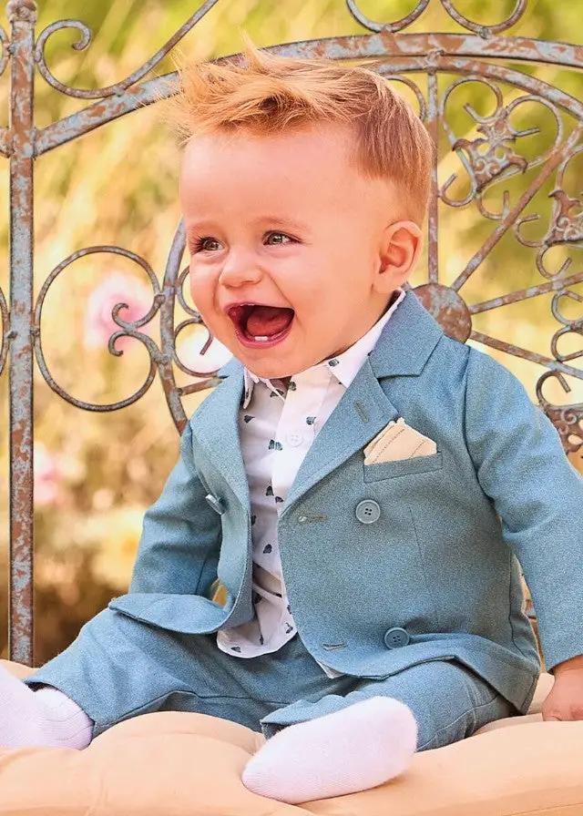 Minibanda Camisa Niño Crudo 98 Por Ciento Algodón 2 Por Ciento Elastano Primavera Verano 3G60000 3G600/00
