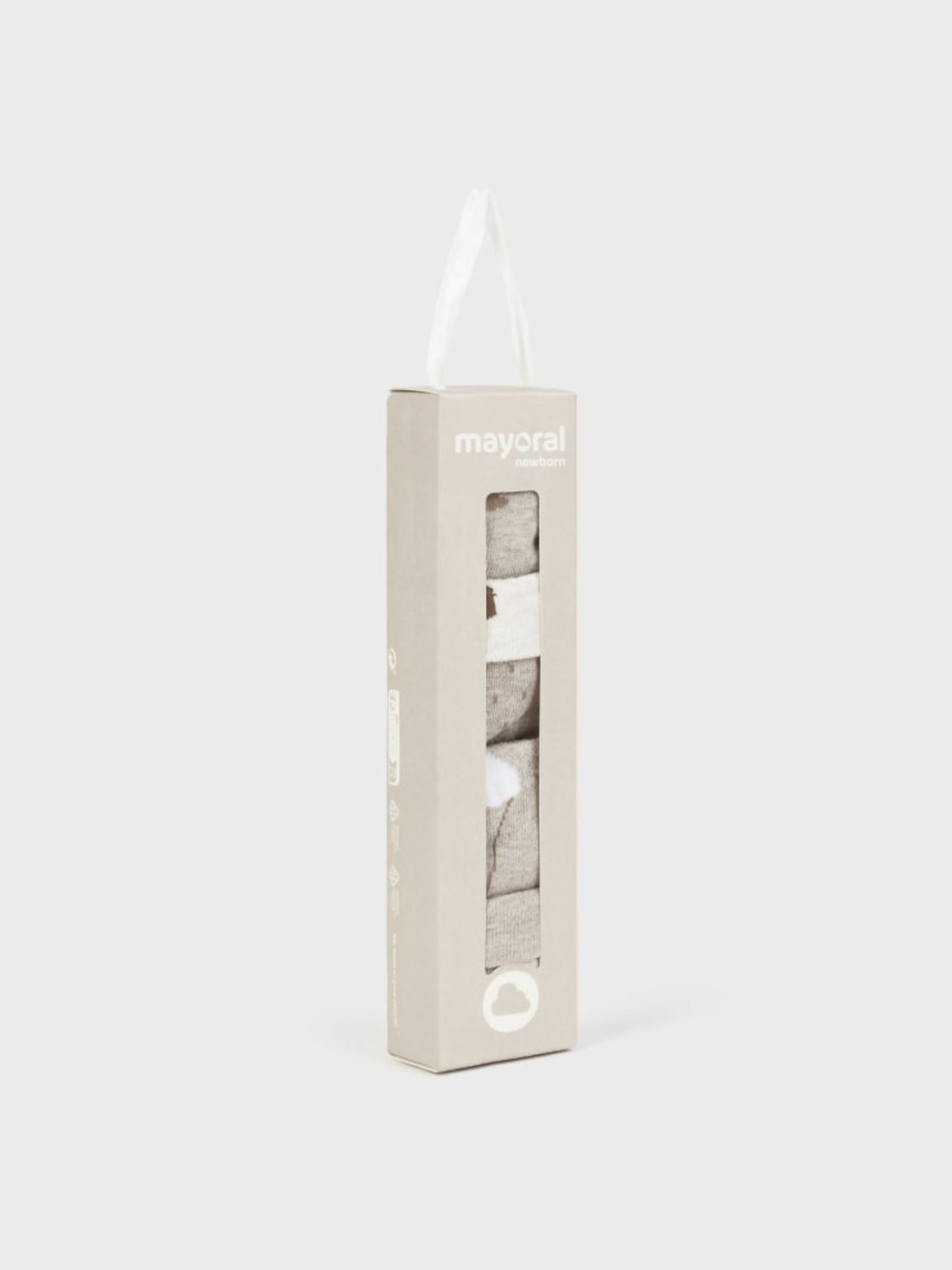 Set 4 calze  BEIGE 2G-9762/BG -  NANU' BABY