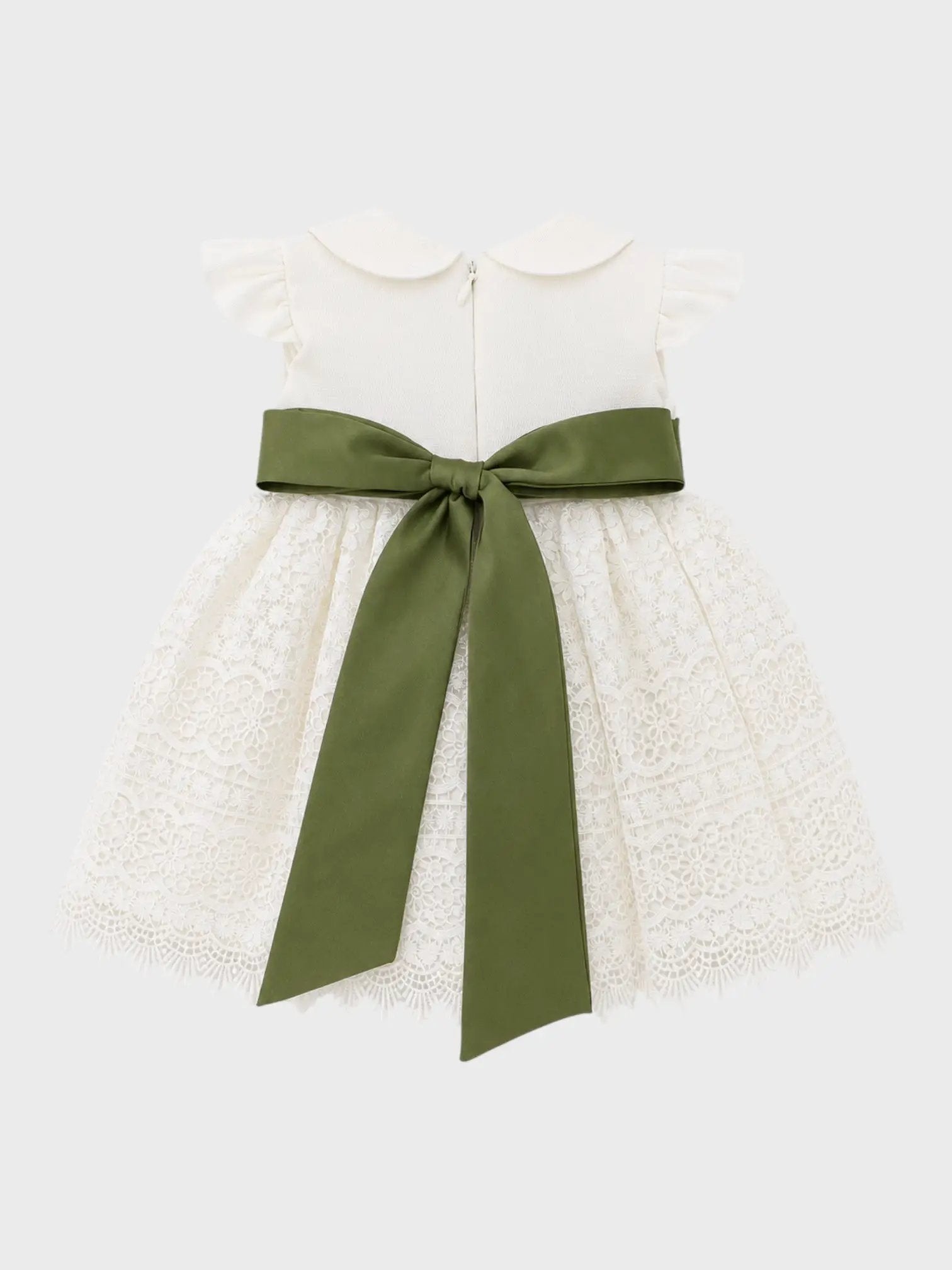 Abito Cerimonia Bimba Verde FB080/VS by FLO' SARTORIA ITALIANA