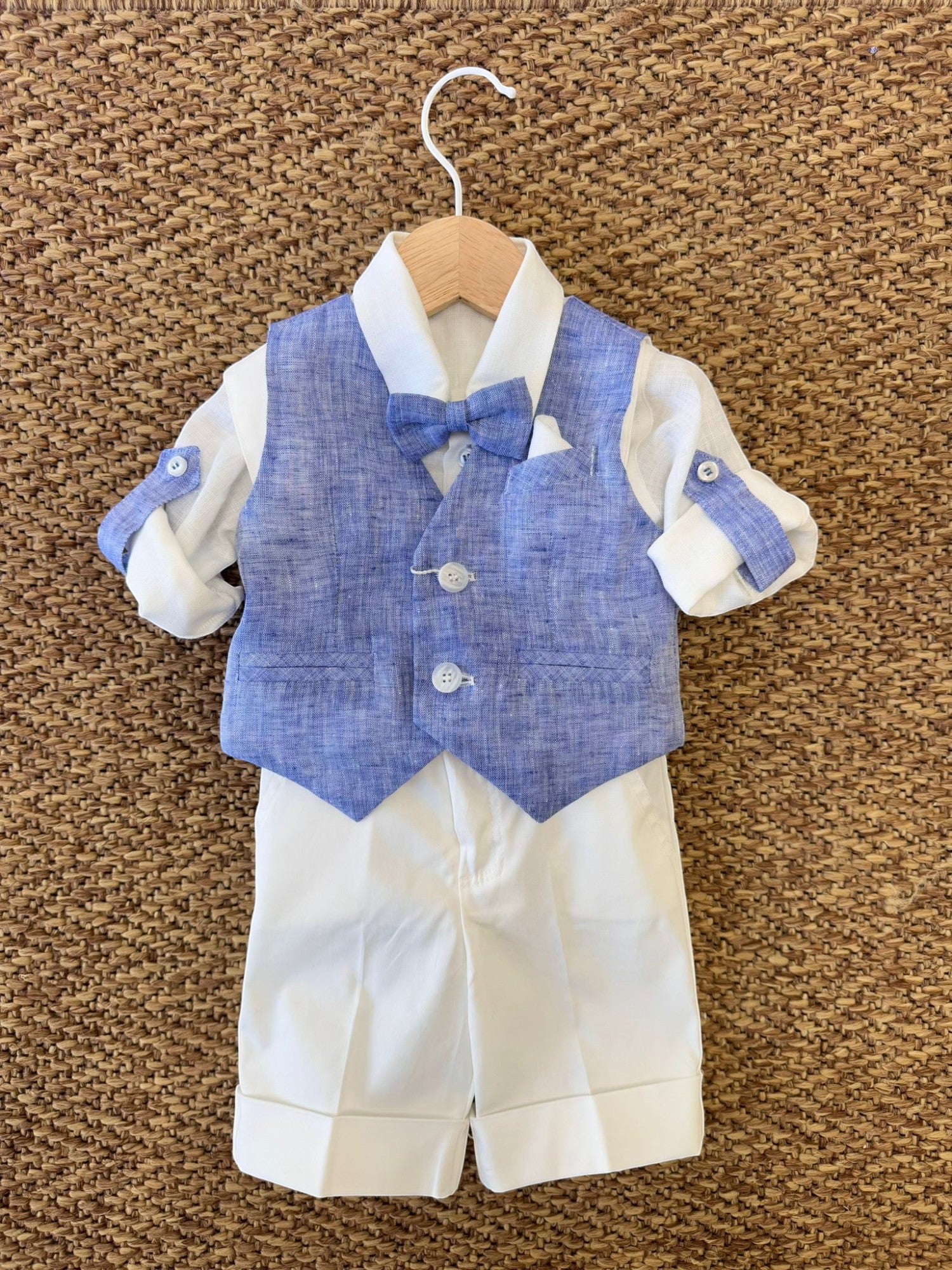 Completo Cerimonia Bimbo BLU M0407A -  NANU' BABY
