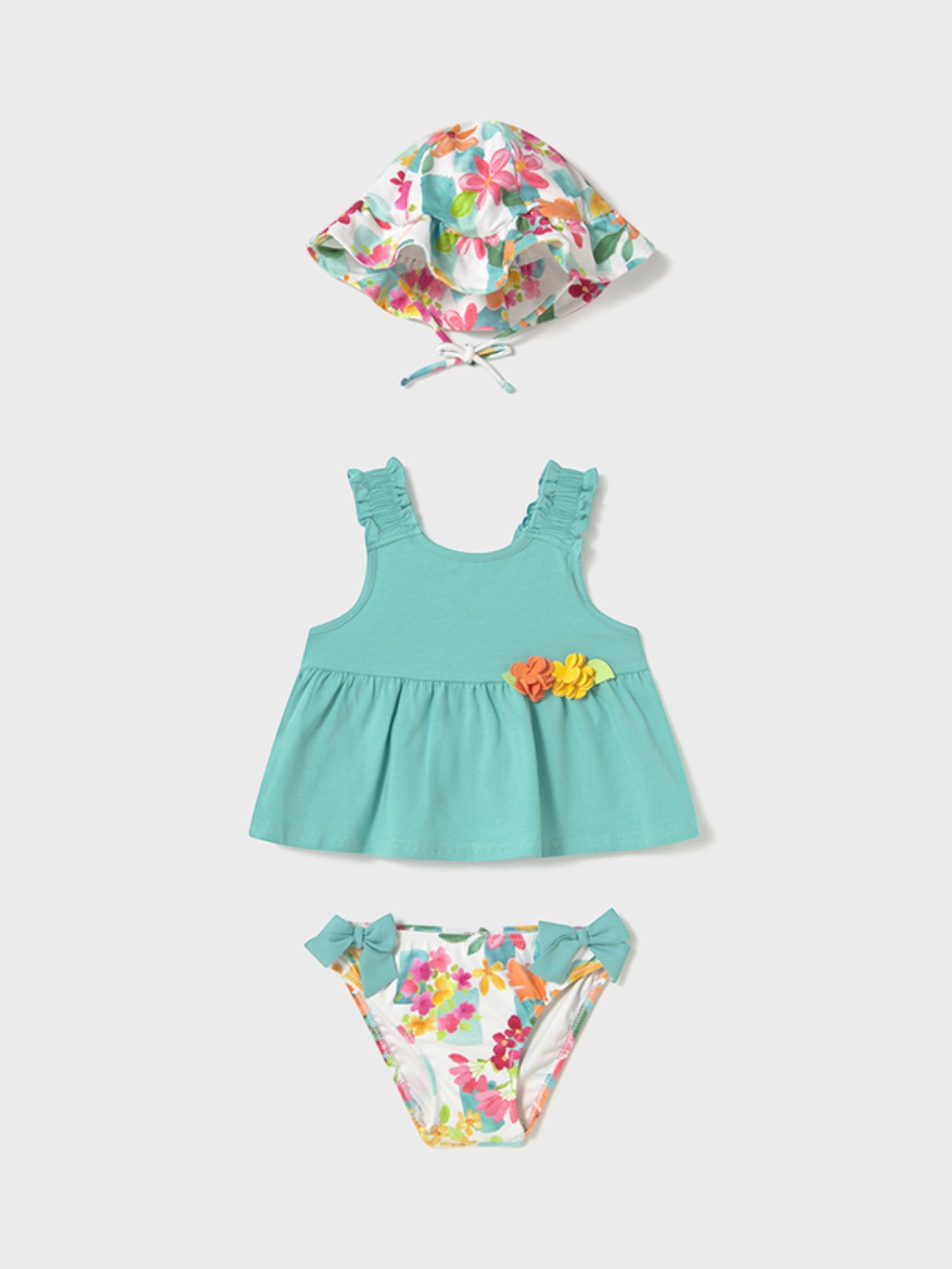 Compl. mare 3 pezzi Bimba TURCHESE 1641/71 -  NANU' BABY