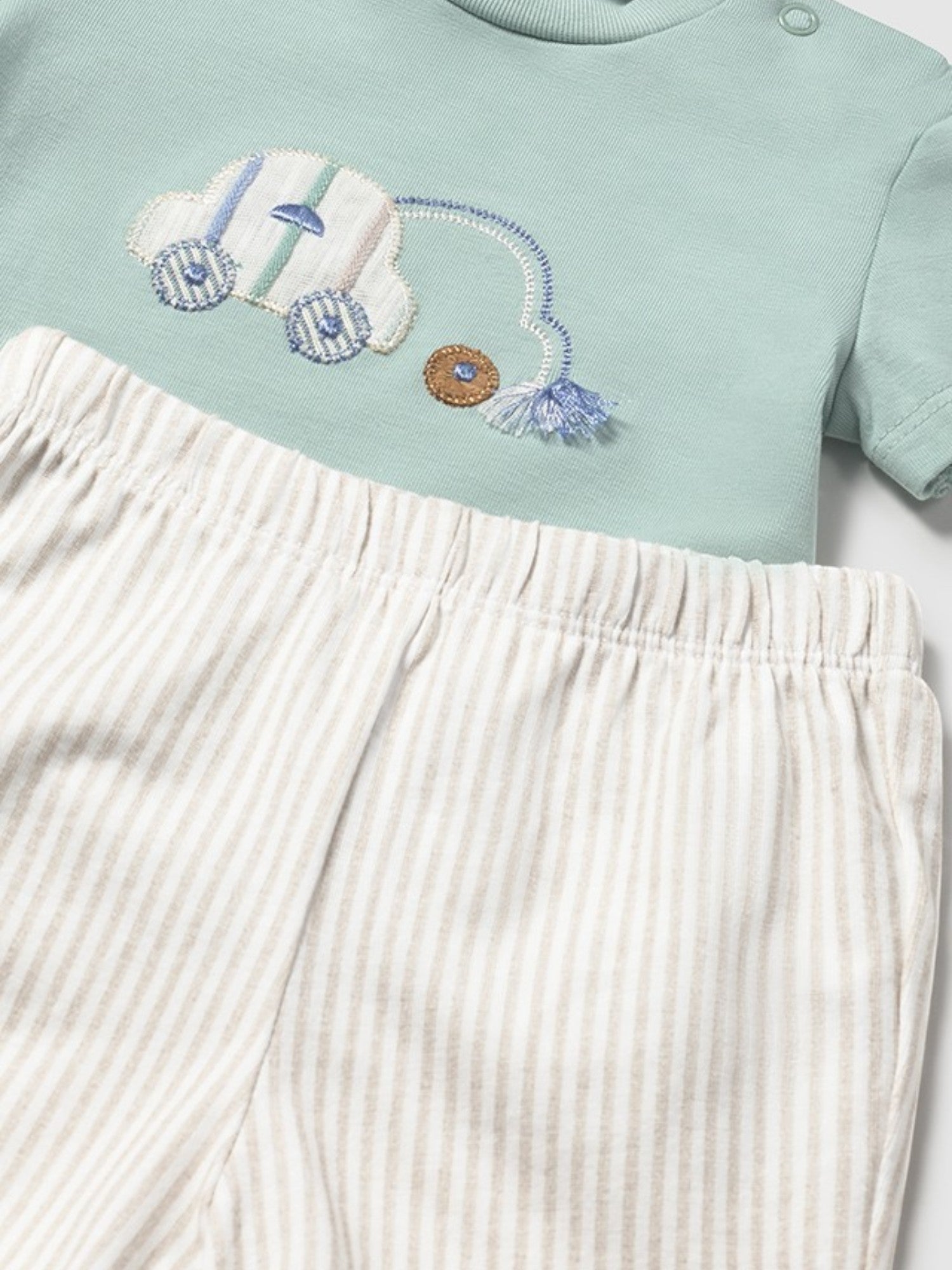 Completo punto 4 pezzi Bimbo VERDE 1609 /V -  NANU' BABY