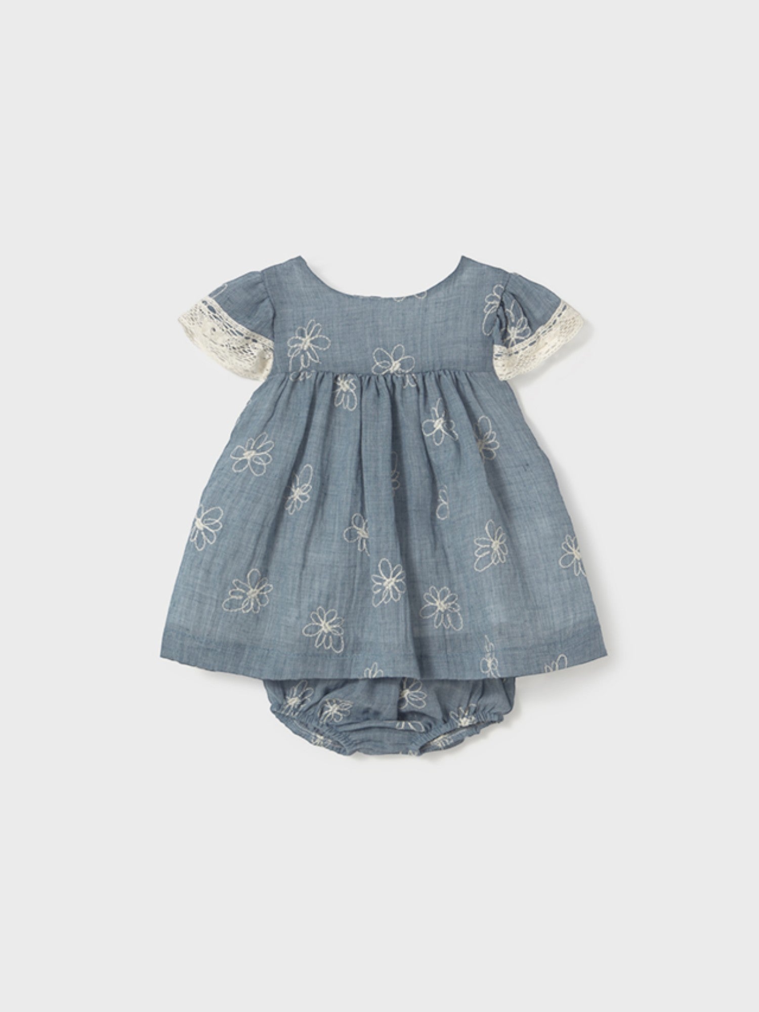 Abito e culotte Bimba JEANS 1848 /J -  NANU' BABY