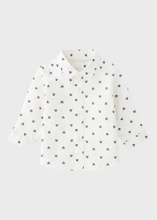 Minibanda Camisa Niño Crudo 98 Por Ciento Algodón 2 Por Ciento Elastano Primavera Verano 3G60000 3G600/00