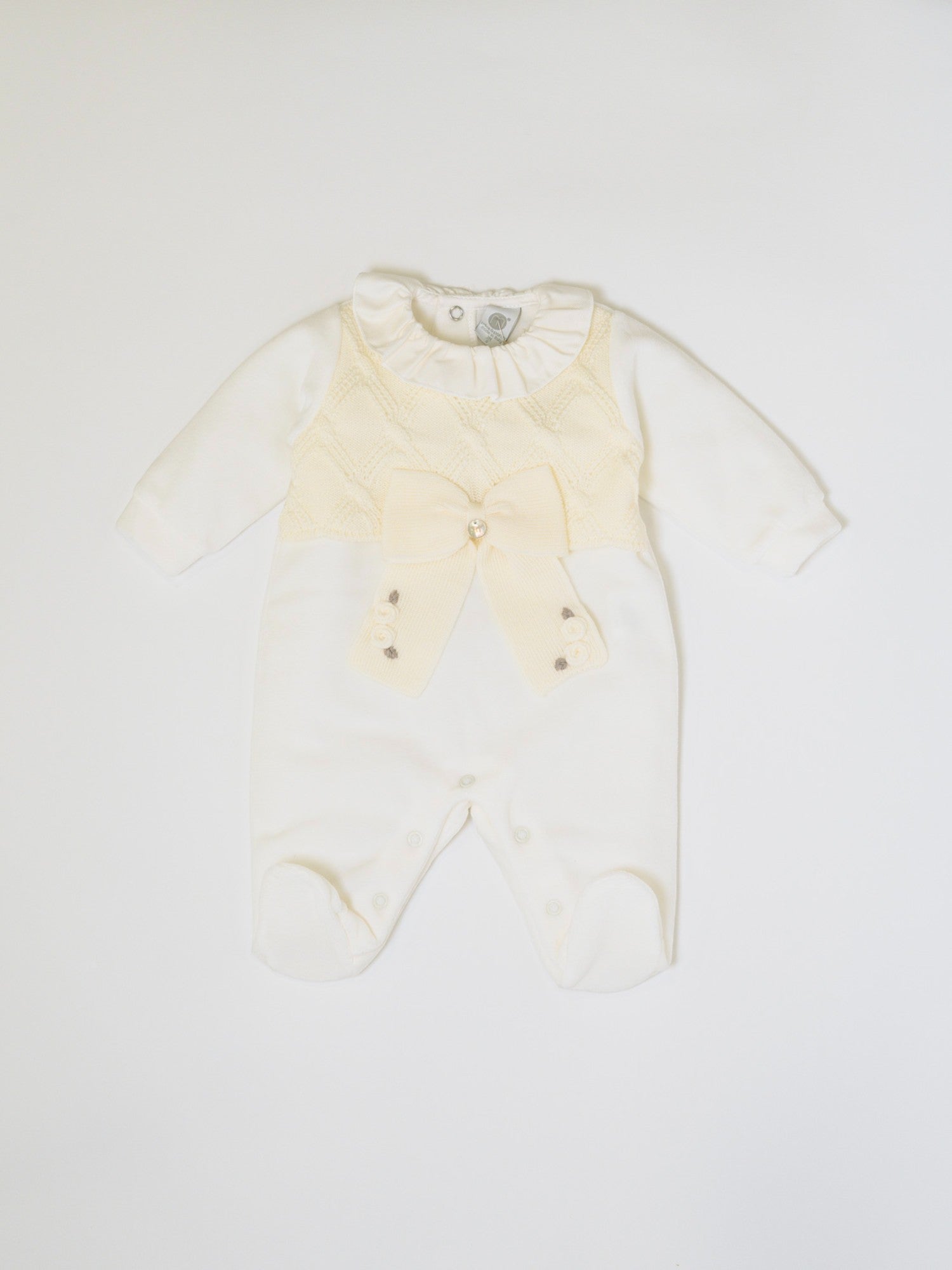 Tutina Neonata VANIGLIA IN2414/V -  NANU' BABY