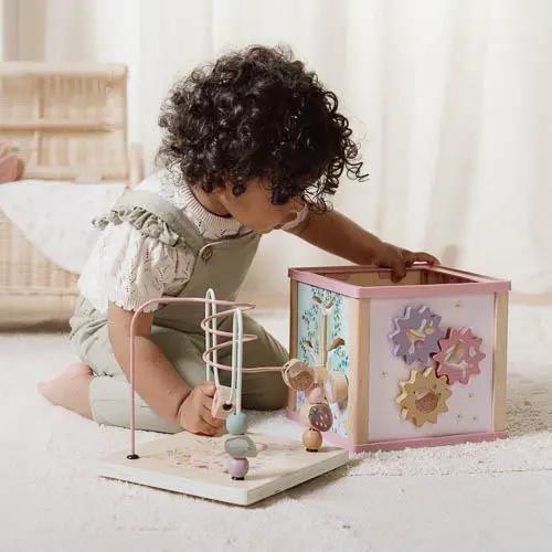 Cubo attività Multicolore LD7331 by LITTLE DUTCH