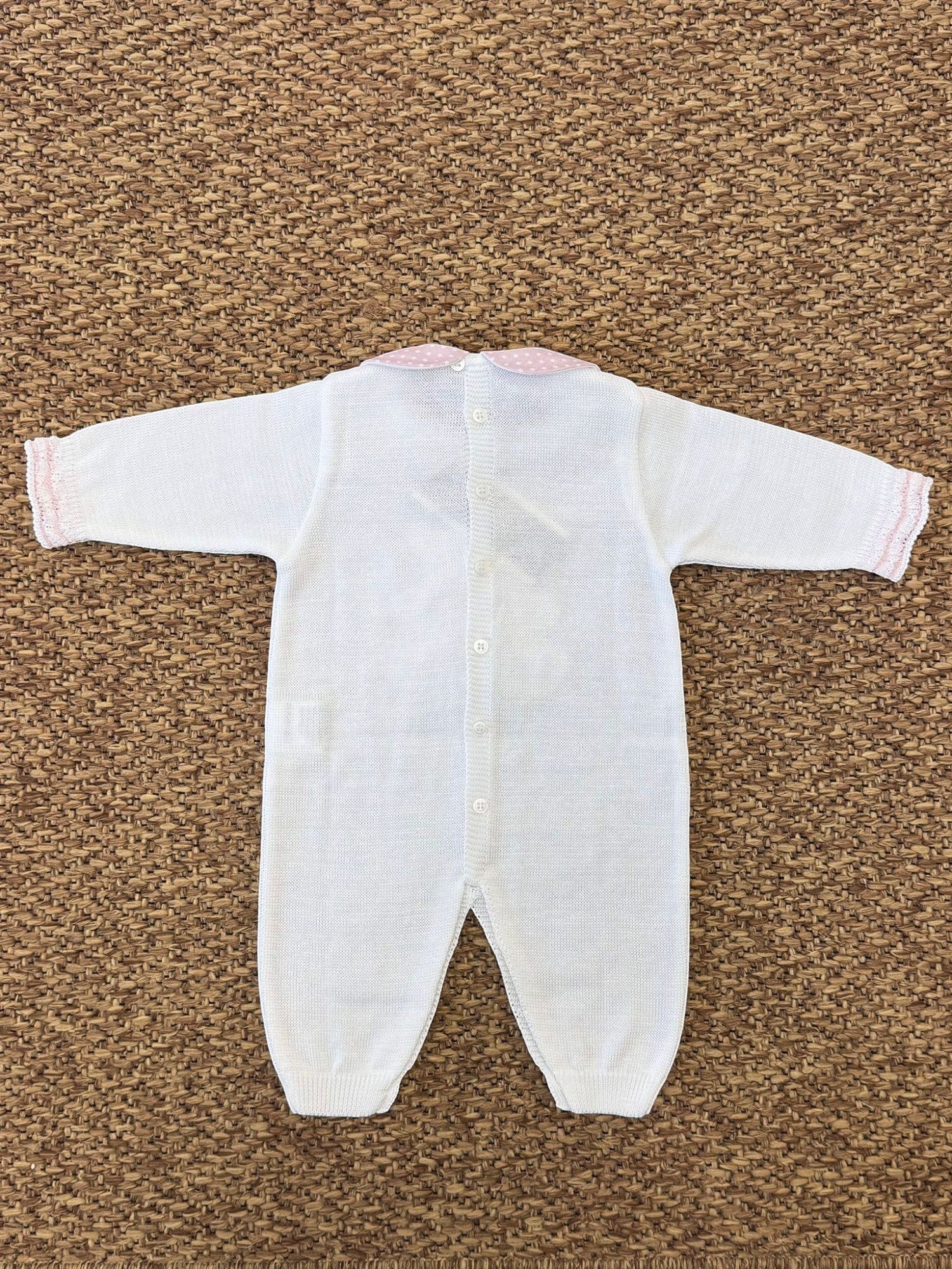 Tutina Neonata BIANCO EB1010 -  NANU' BABY