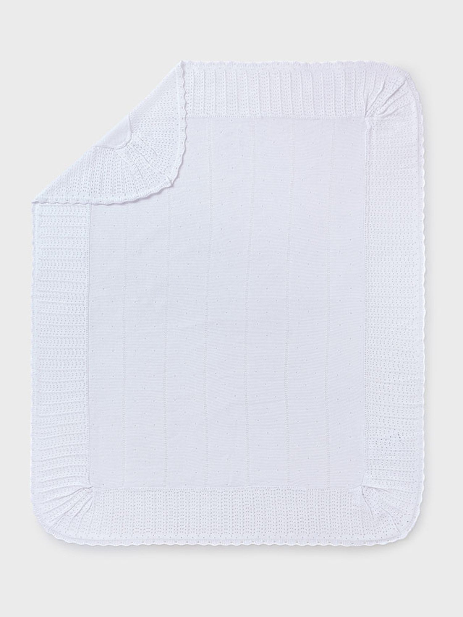 Copertina blonda Neonata BIANCO 9853 /B -  NANU' BABY