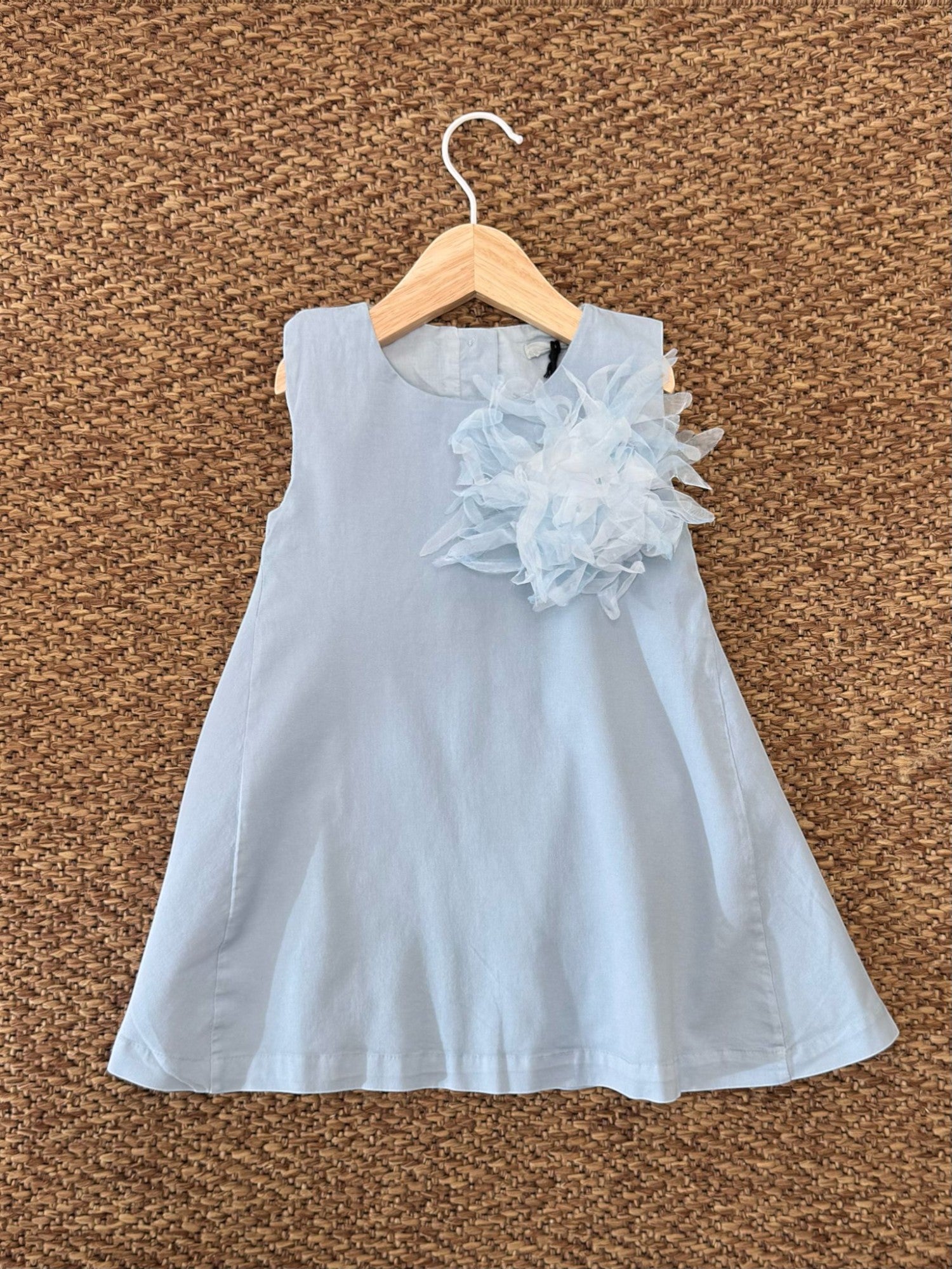 Abito Tessuto Bimba AZZURRO M31223/182 -  NANU' BABY