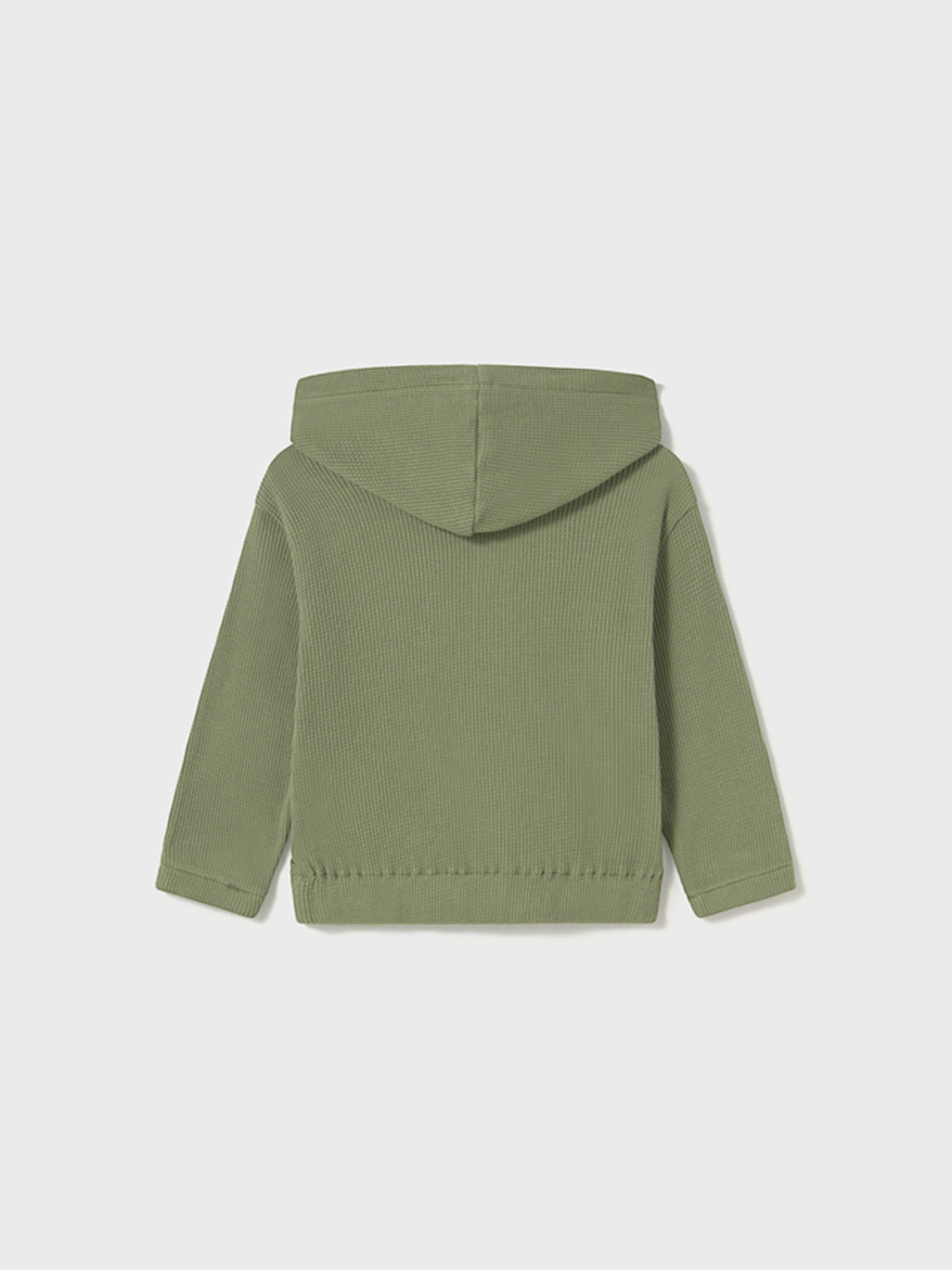 Felpa cappuccio a rilievo Bimbo VERDE 1472/69 -  NANU' BABY