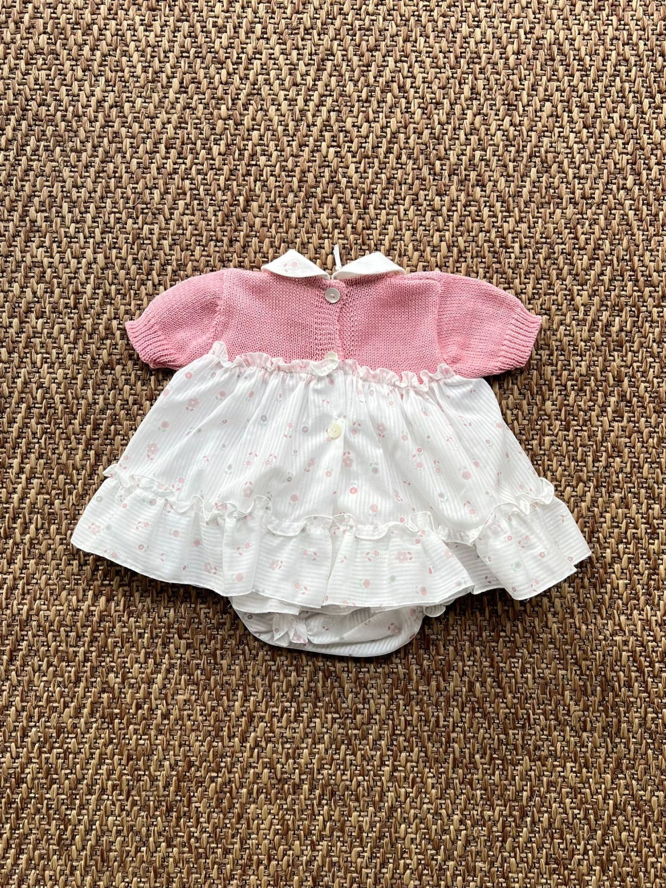 Abito in maglia Bimba ROSA GULTEN/AB -  NANU' BABY