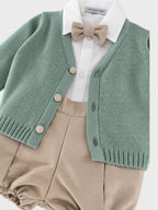 Conjunto Ceremonia Niño Verde ECR0060I