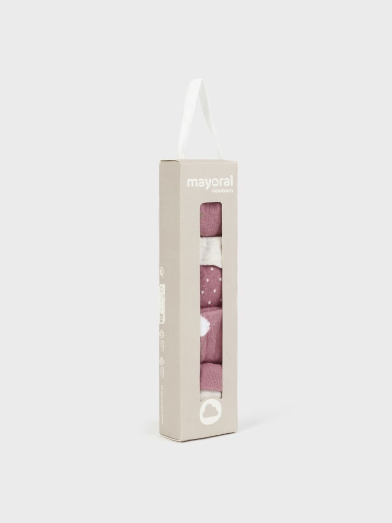Set 4 calze  ROSA 2G-9762/R -  NANU' BABY
