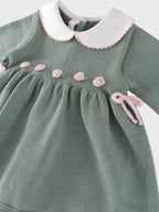 Completo nascita Neonata Verde FIORI DI LOTO 432/6231 by BABY LORD