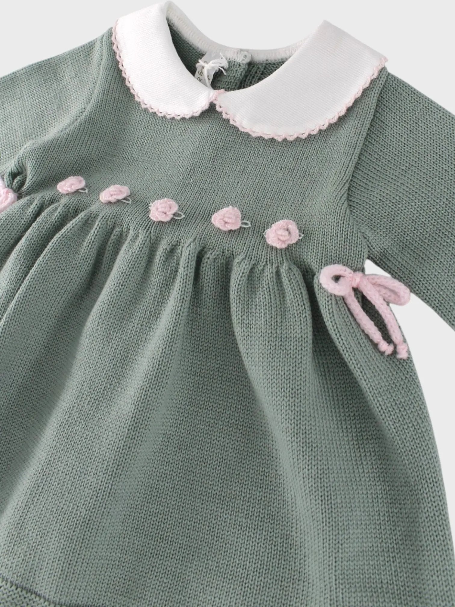 Completo nascita Neonata Verde FIORI DI LOTO 432/6231 by BABY LORD