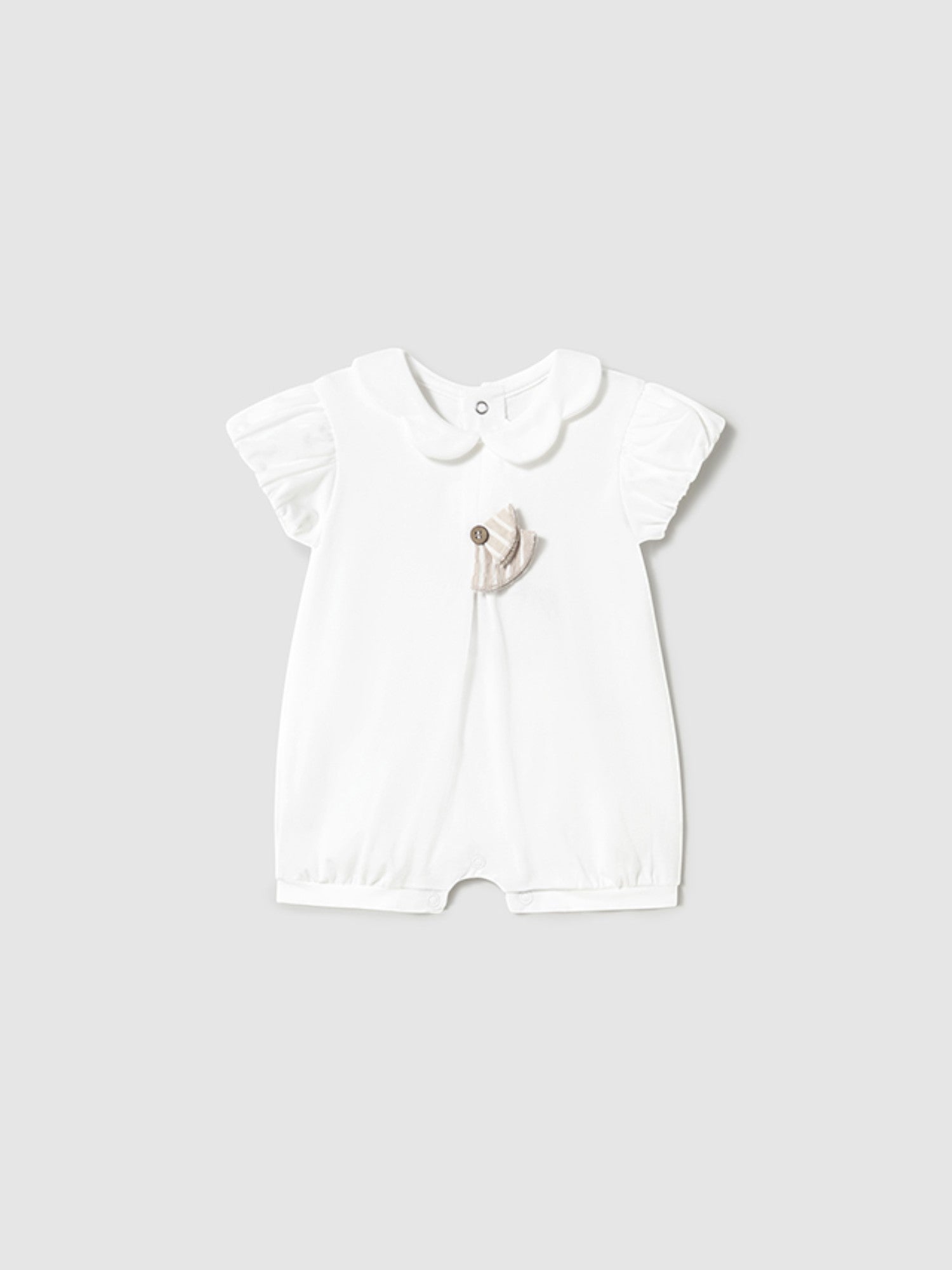 Set 2 pigiami corti Bimba BEIGE 1752 /BE -  NANU' BABY