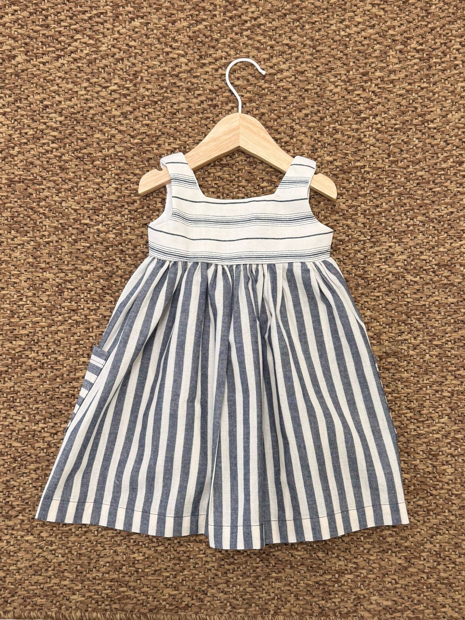 Abito Tessuto Bimba BLU M31228/11 -  NANU' BABY
