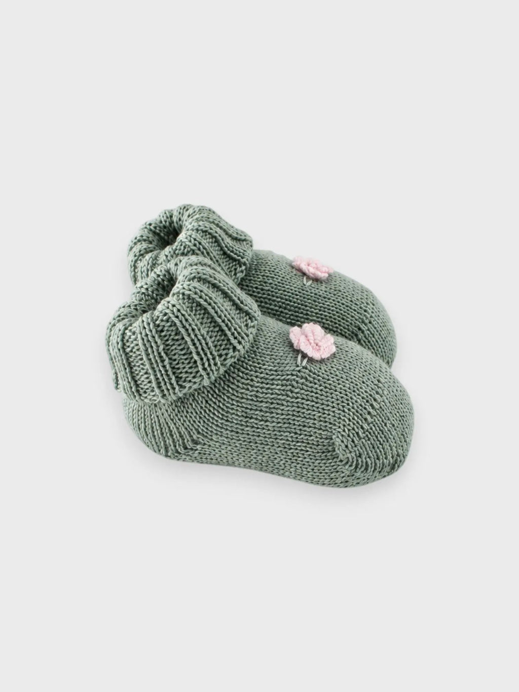 Babbucce Neonata Verde FIORI DI LOTO 715/6231 by BABY LORD