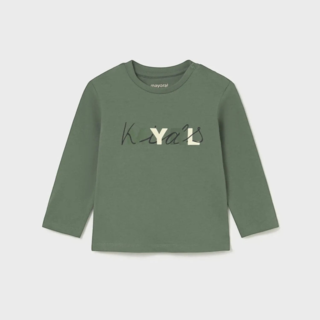 T-shirt Bimbo Verde 108/31 by MAYORAL