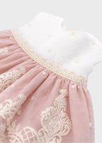 Abito Cerimonia Bimba Rosa 39102 by LILUS