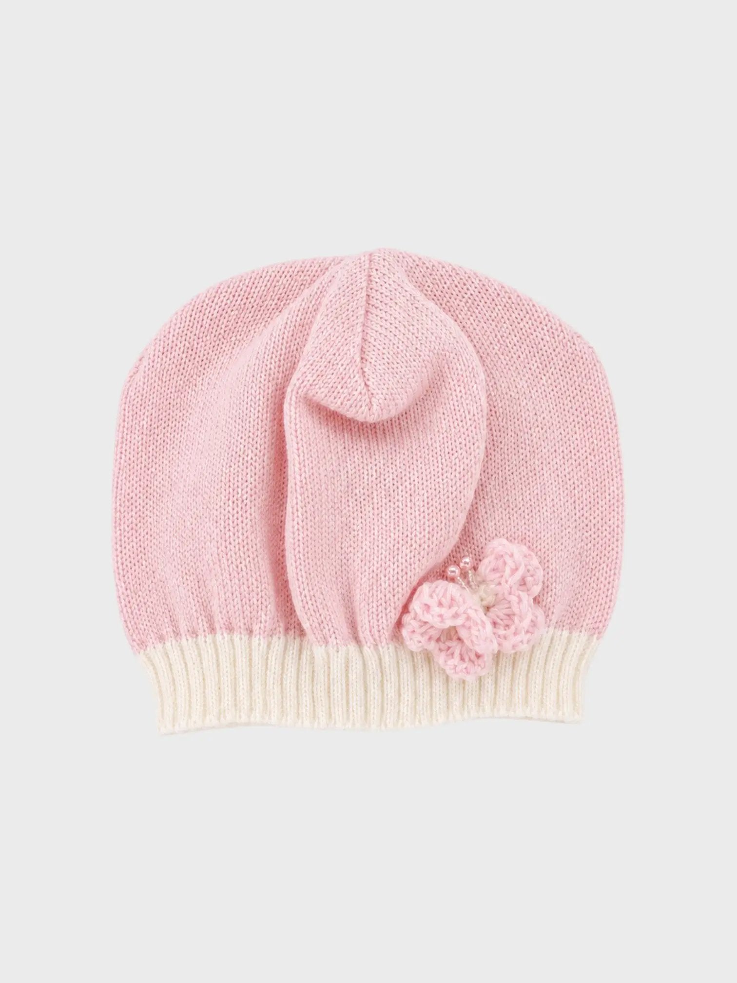 Cuffia Neonata Rosa 8207 by BIMBALO'