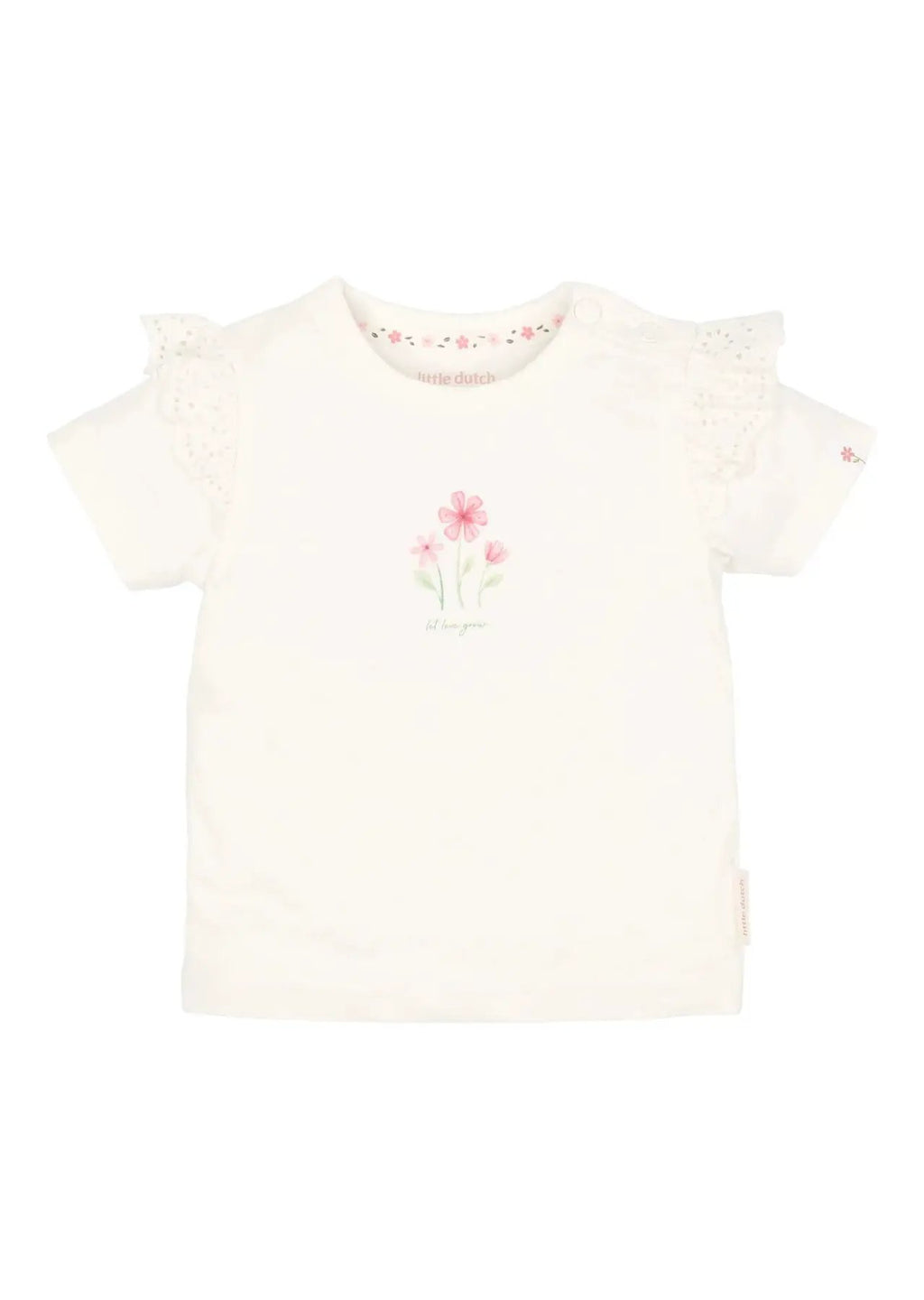 T-shirt Bimba Bianco CL26021202 by LITTLE DUTCH