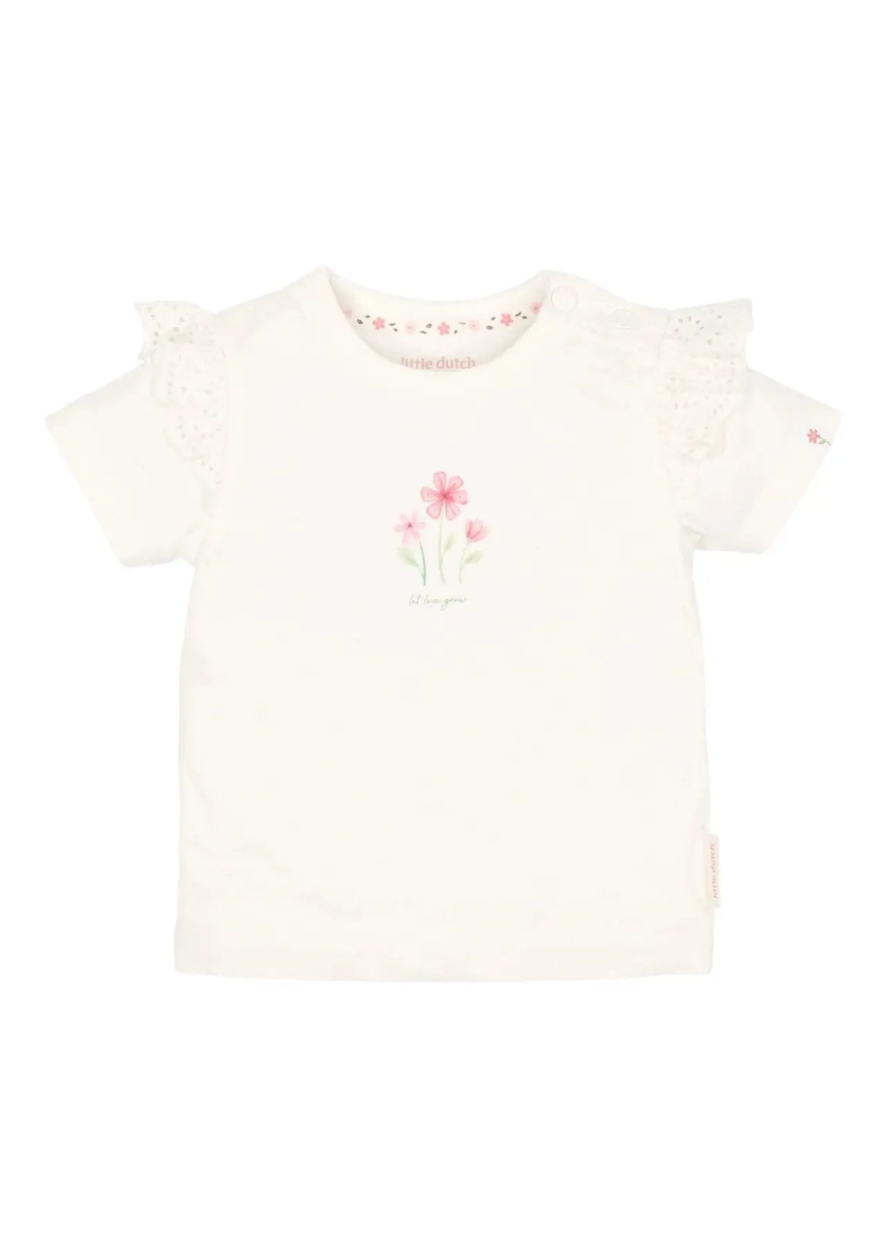 T-shirt Bimba Bianco CL26021202 by LITTLE DUTCH