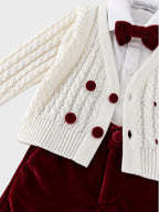 Conjunto de Ceremonia Niño Rojo ECR0069I