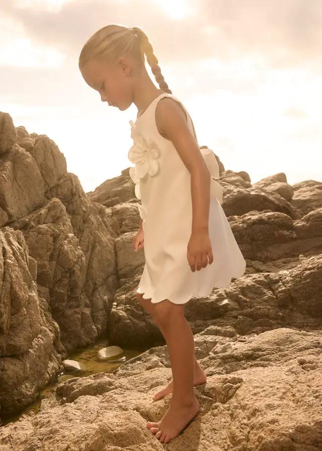 Abito Bimba Bianco 5055/3 by ABEL & LULA