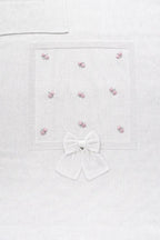 Coperta Neonata Bianco ROSELLINE 188 by BABY LORD