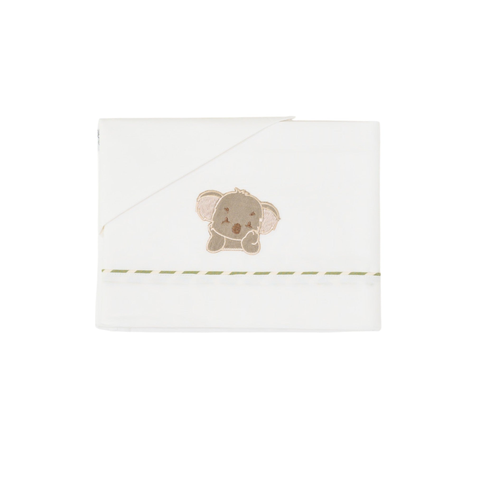Lenzuolino Neonato Cotone Bianco SARTORIA DEI PICCOLI (cod. LL1113)