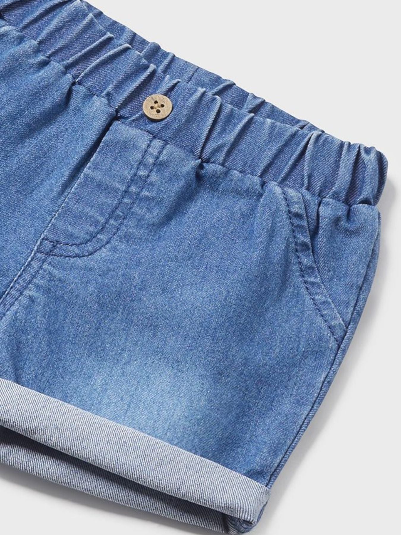 Comp.pant.corto jeans Bimbo ROSSO 1209 -  NANU' BABY