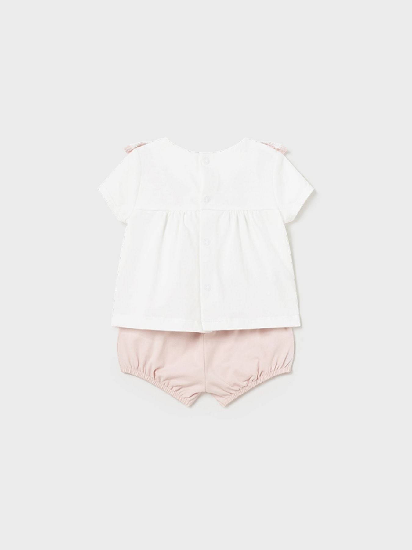 compl.4 pezzi corto Bimba ROSA CIPRIA 1610/N -  NANU' BABY