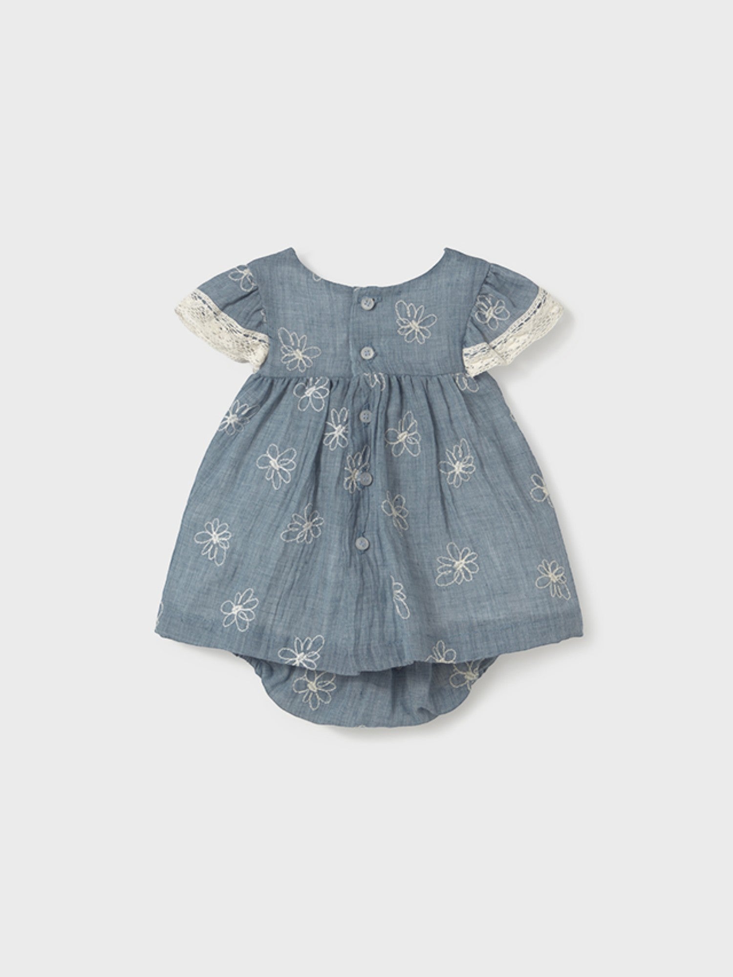 Abito e culotte Bimba JEANS 1848 /J -  NANU' BABY