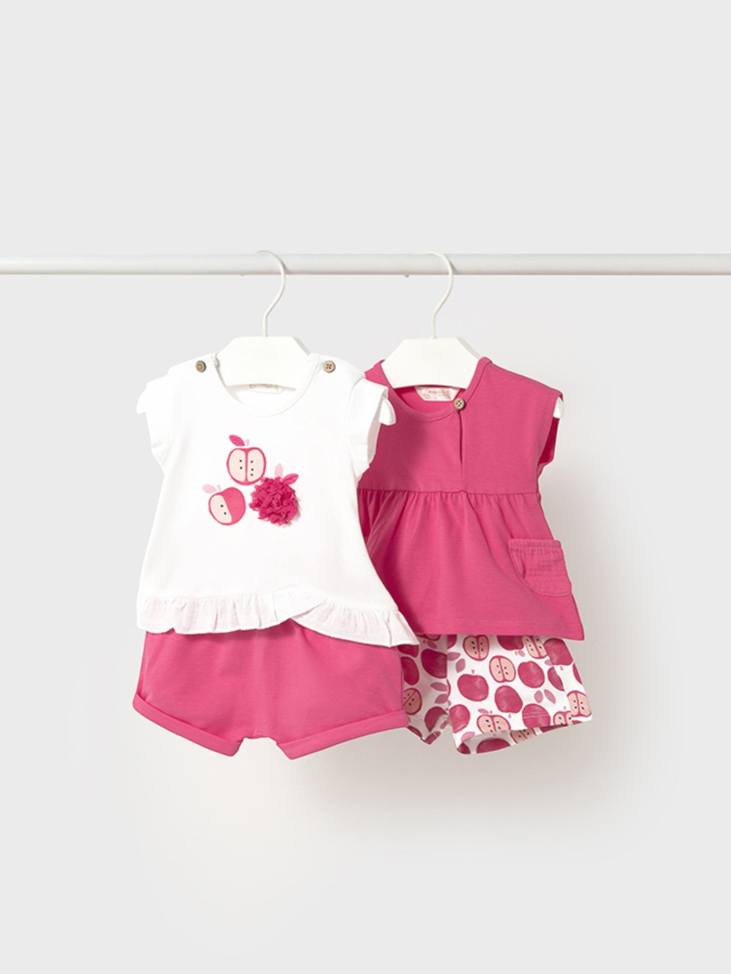 Completo punto 4 pezzi Bimba ROSA 1664 /R -  NANU' BABY