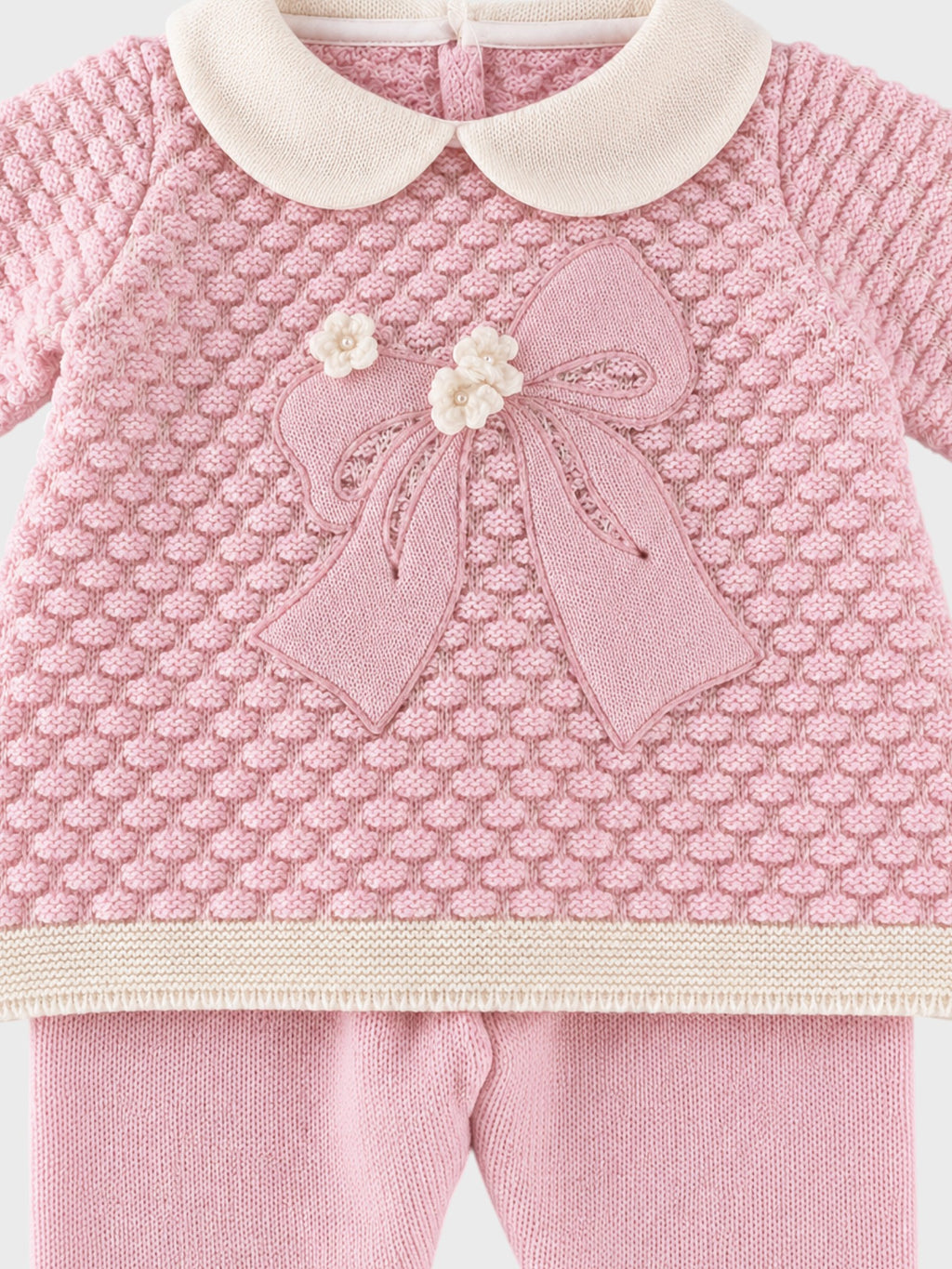 Completo nascita Neonata Rosa 7767 Fiocco