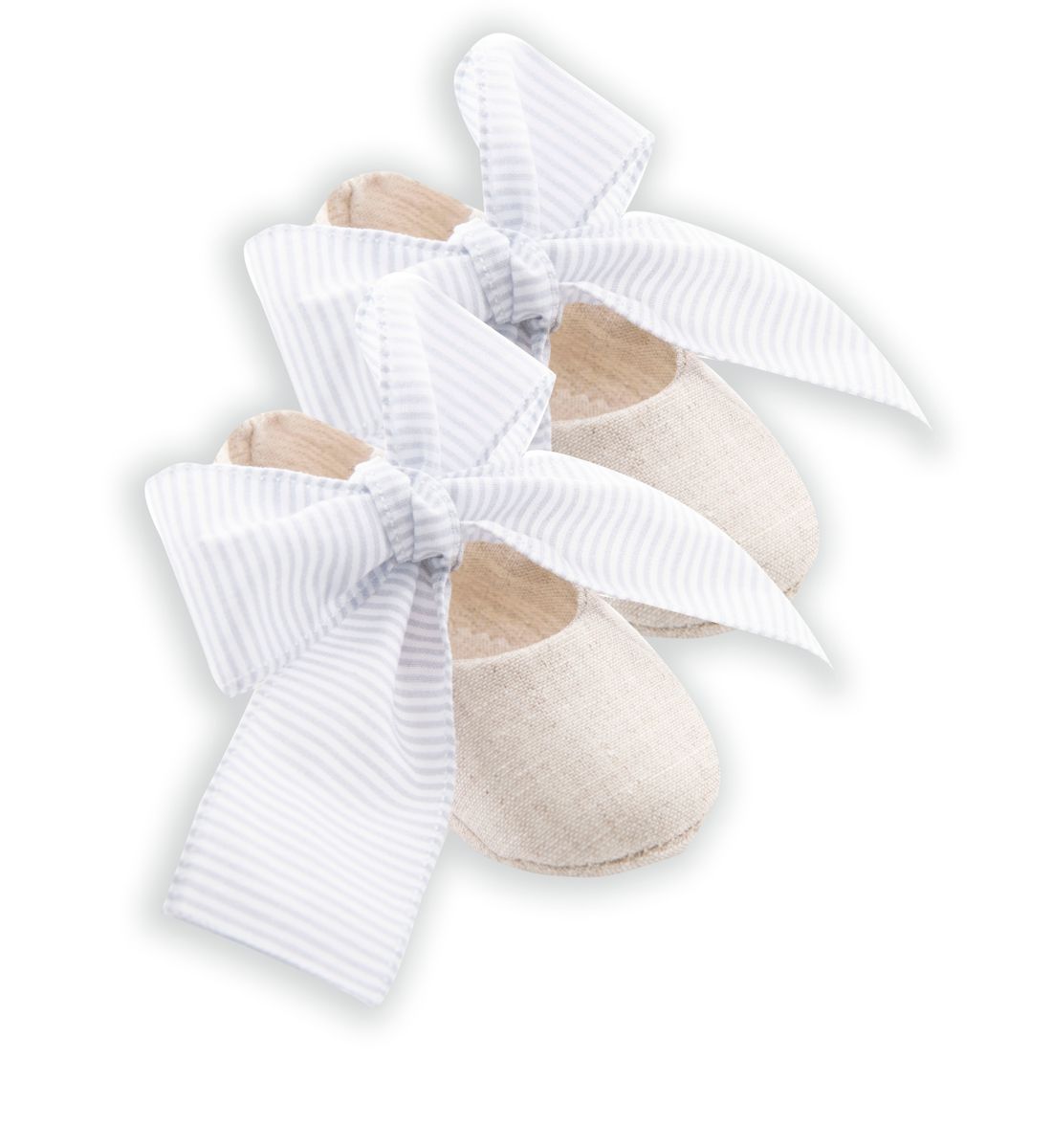 Ballerina in lino Bimba ECRU EG311SC -  NANU' BABY