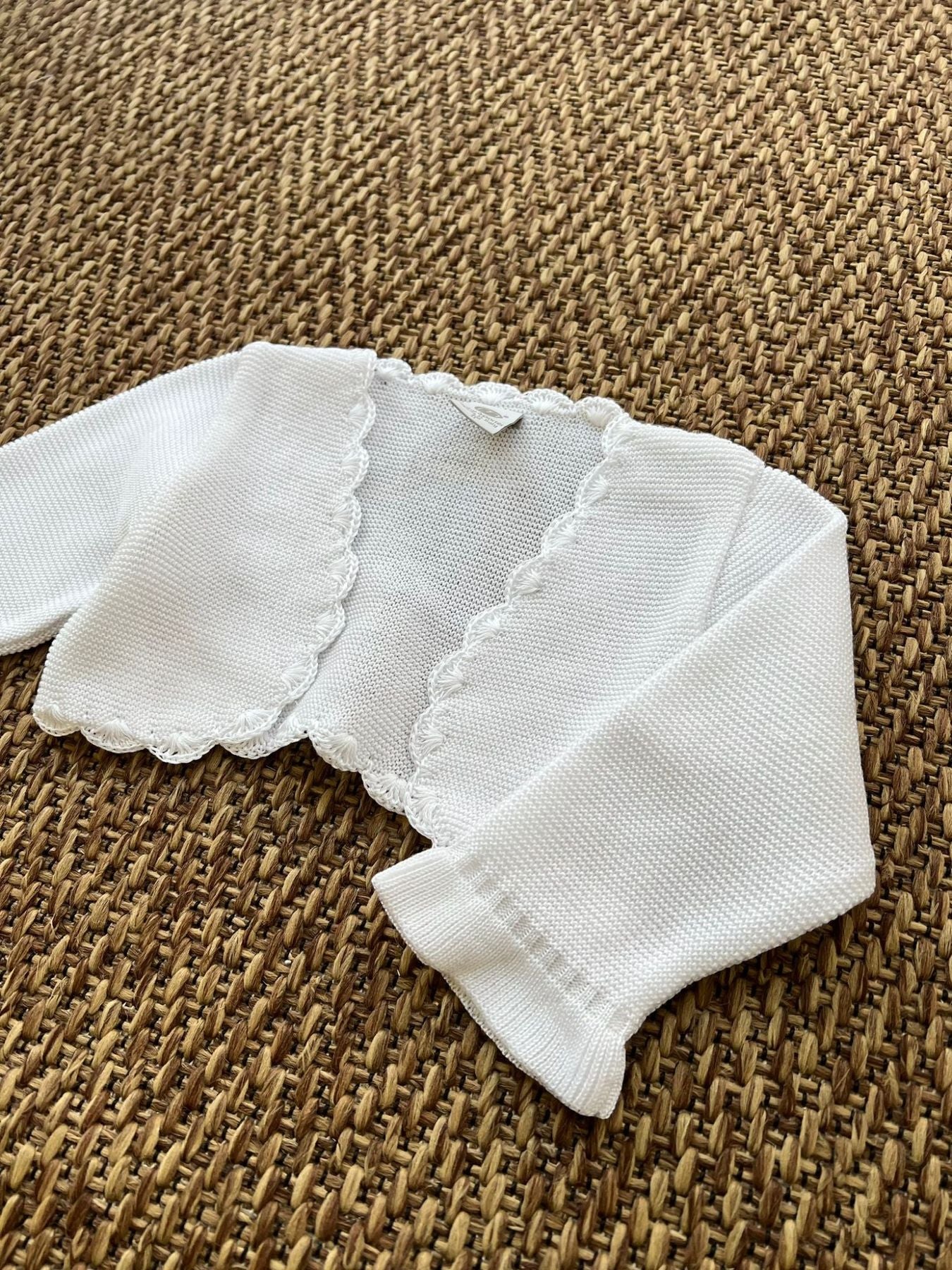 Giacchina Bimba BIANCO EN82345 -  NANU' BABY