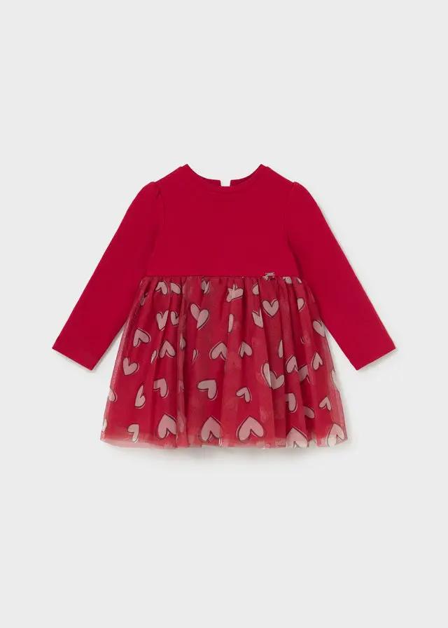 Abito Bimba Rosso 2941/15 by MAYORAL