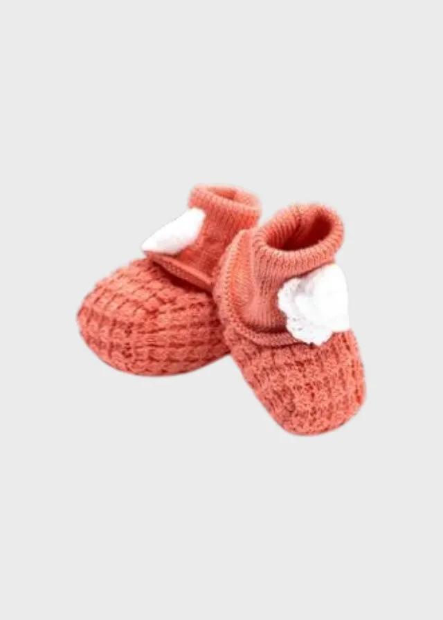 Babbucce Neonata Corallo EL16S by MARLU'