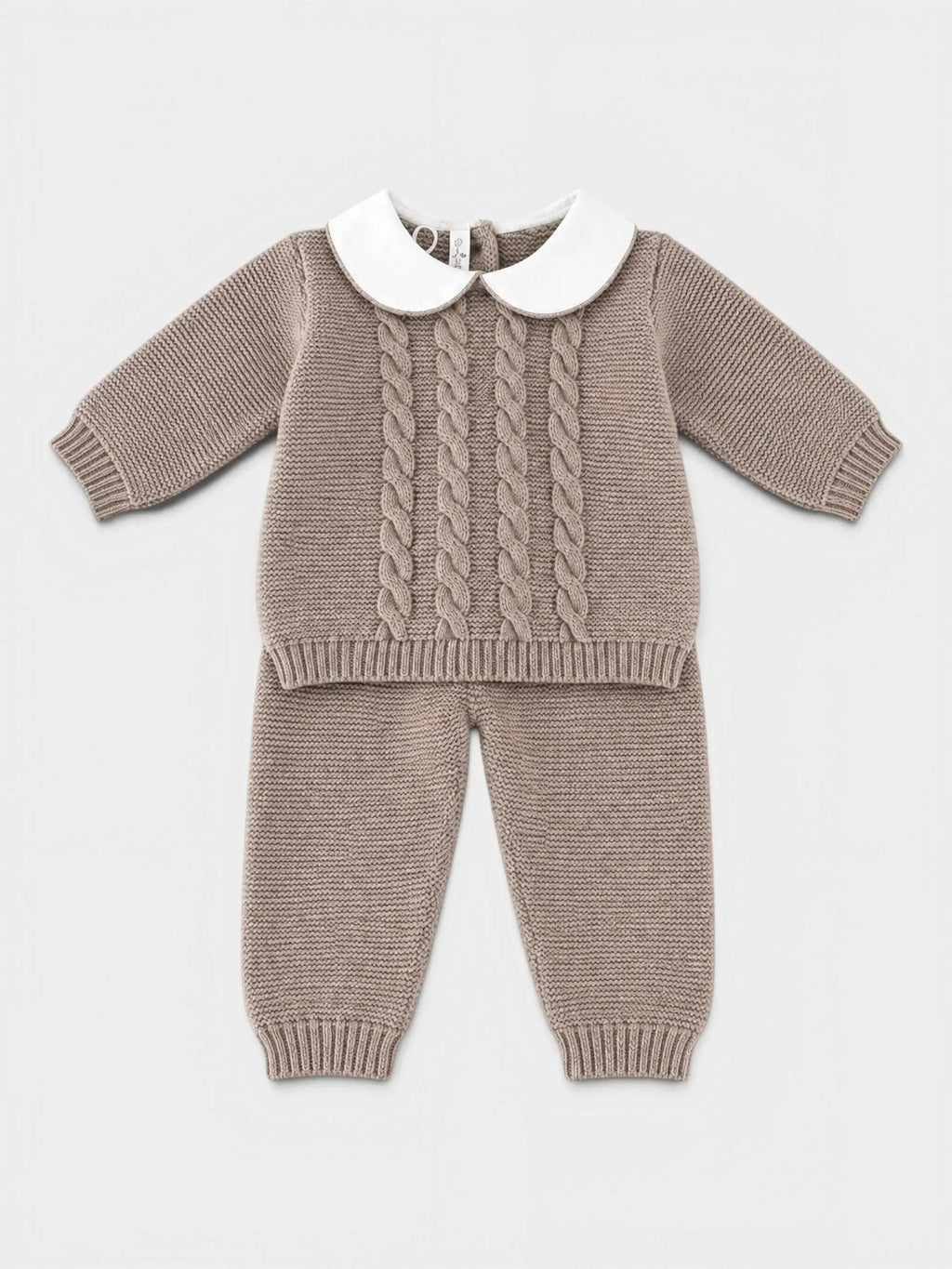 Completo nascita Neonato Ecru BRAIDING 516/E by BABY LORD