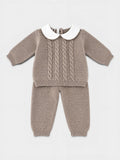 Completo nascita Neonato Ecru BRAIDING 516/E by BABY LORD
