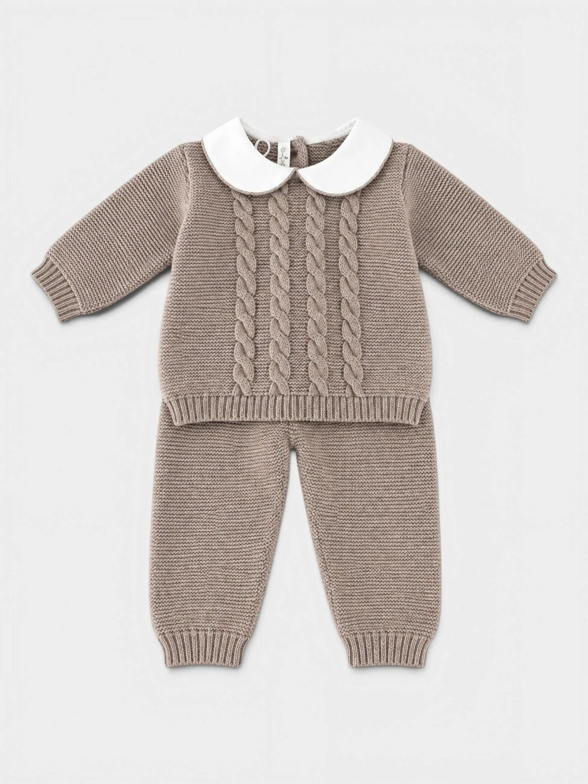 Completo nascita Neonato Ecru BRAIDING 516/E by BABY LORD