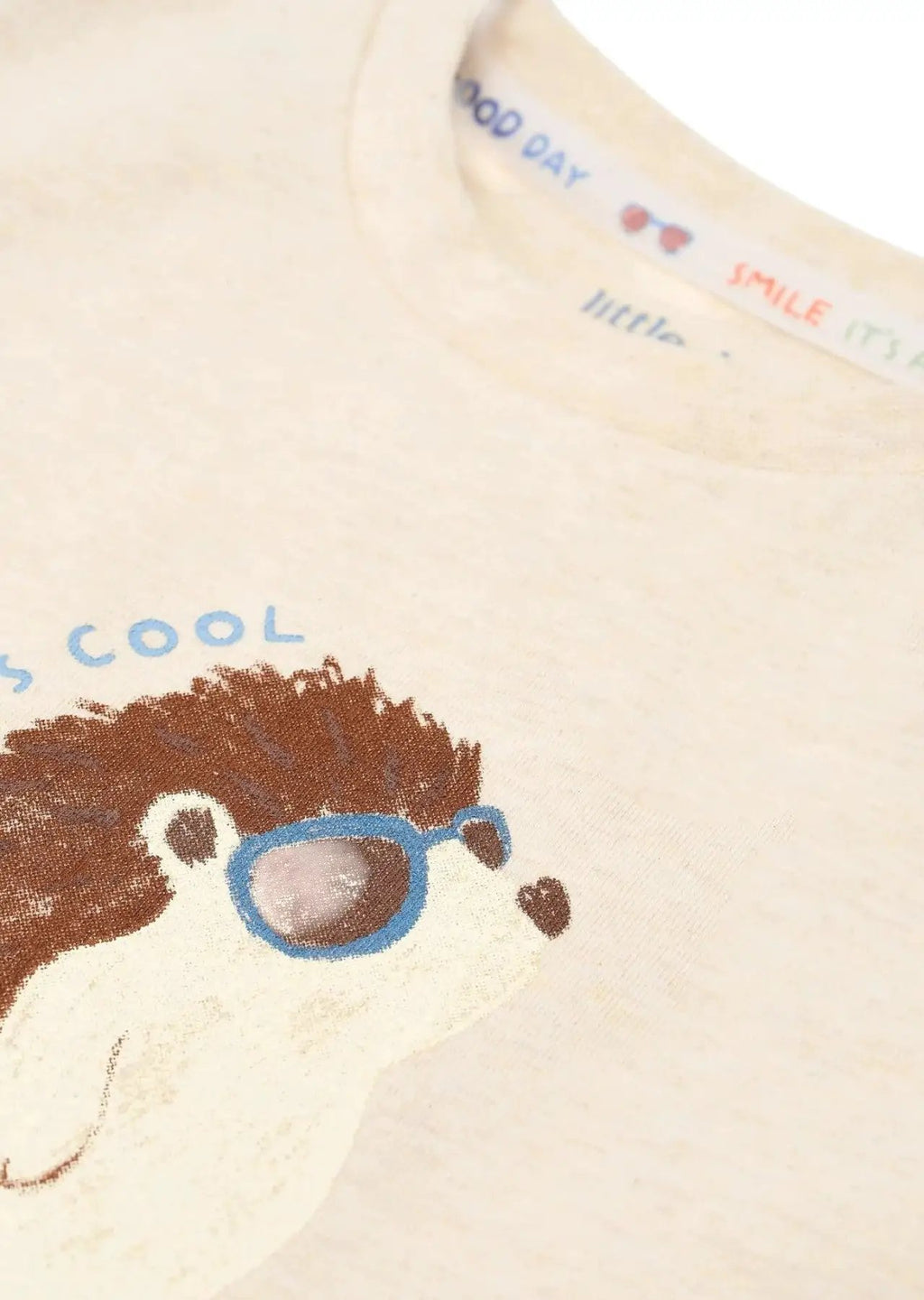 T-shirt Bimbo Avorio CL26021140 by LITTLE DUTCH
